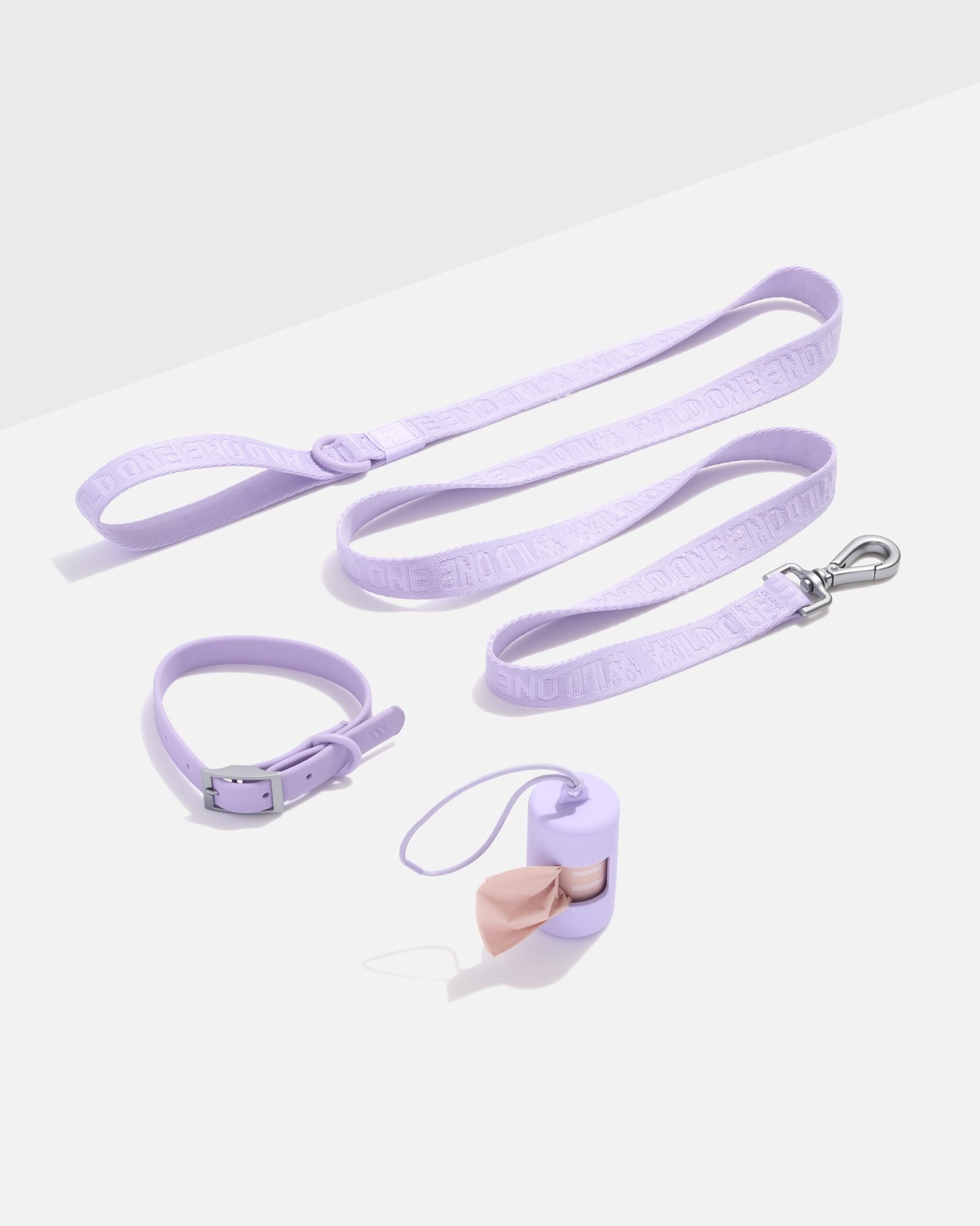 WO_VM_CollarWalkKit_ClassicCollar_AirLeash_Lilac_PDP_01_4x5_Web Waterproof Collar + Lightweight Leash Walk Kit - Image 1