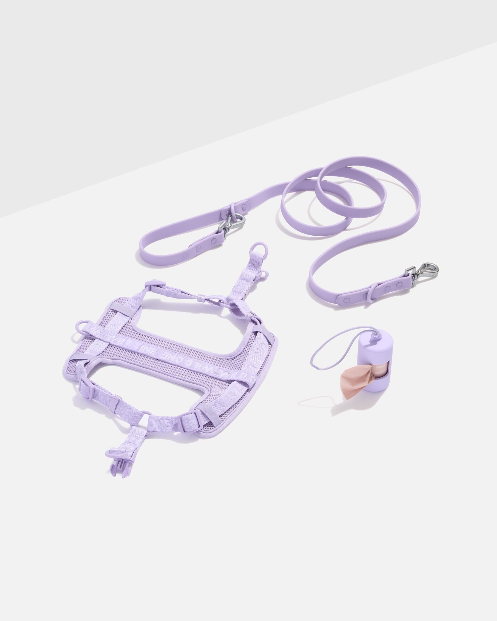 WO_VM_HarnessWalkKit_StepInHarness_WaterproofLeash_Lilac_PDP_01_4x5_Web Step-In Harness + Waterproof Leash Walk Kit - Image 1